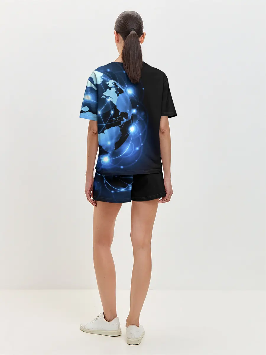 Женская пижама с шортами / Войска связи