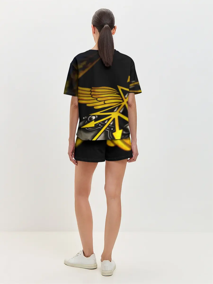 Женская пижама с шортами / Войска связи