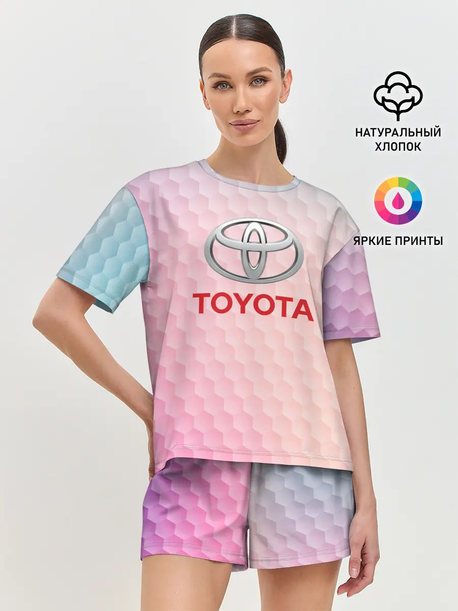 Женская пижама с шортами / TOYOTA | ТОЕТА