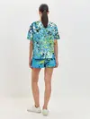 Женская пижама с шортами / Абстракция