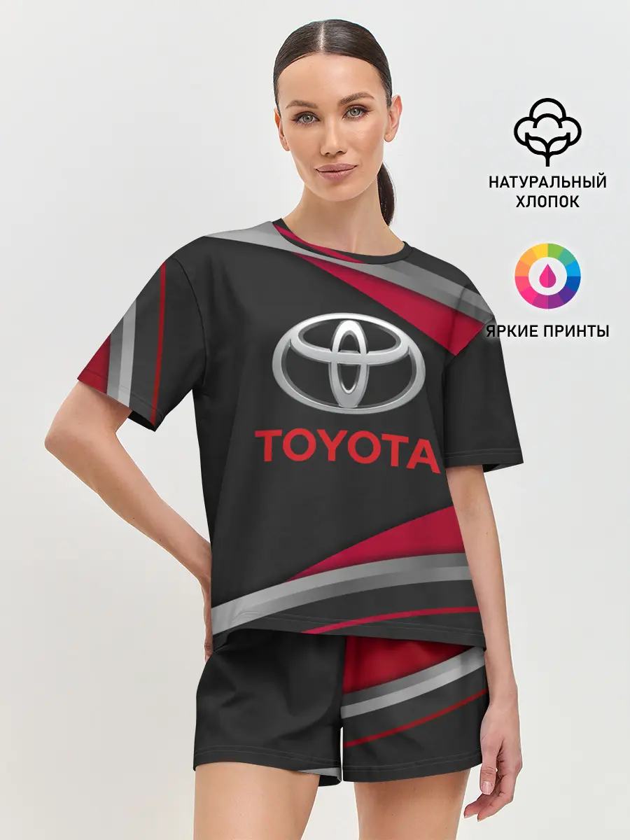 Женская пижама с шортами / TOYOTA | ТОЁТА