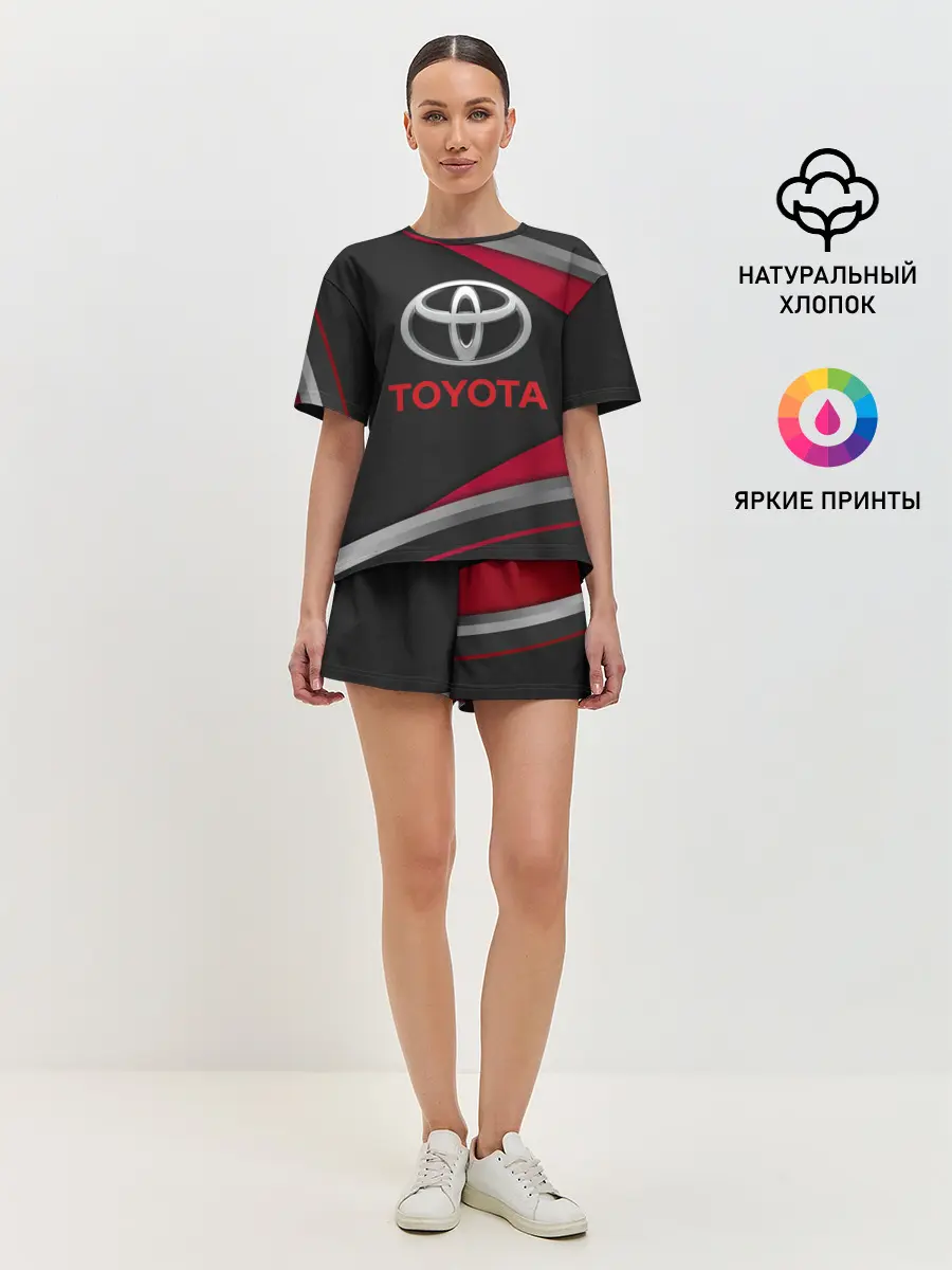 Женская пижама с шортами / TOYOTA | ТОЁТА