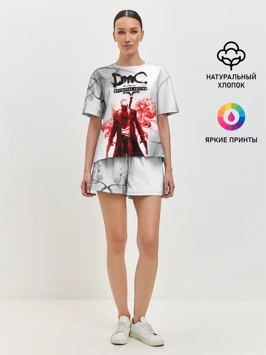 Женская пижама с шортами / devil may cry