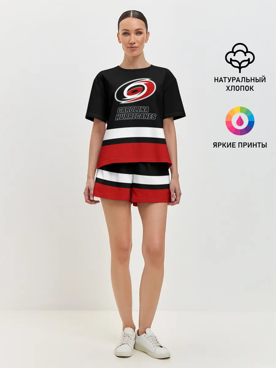 Женская пижама с шортами / Каролина Харрикейнз