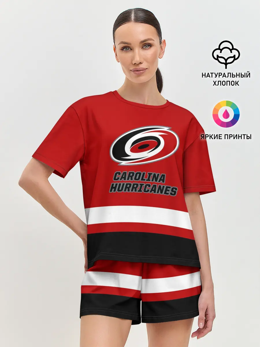 Женская пижама с шортами / Каролина Харрикейнз