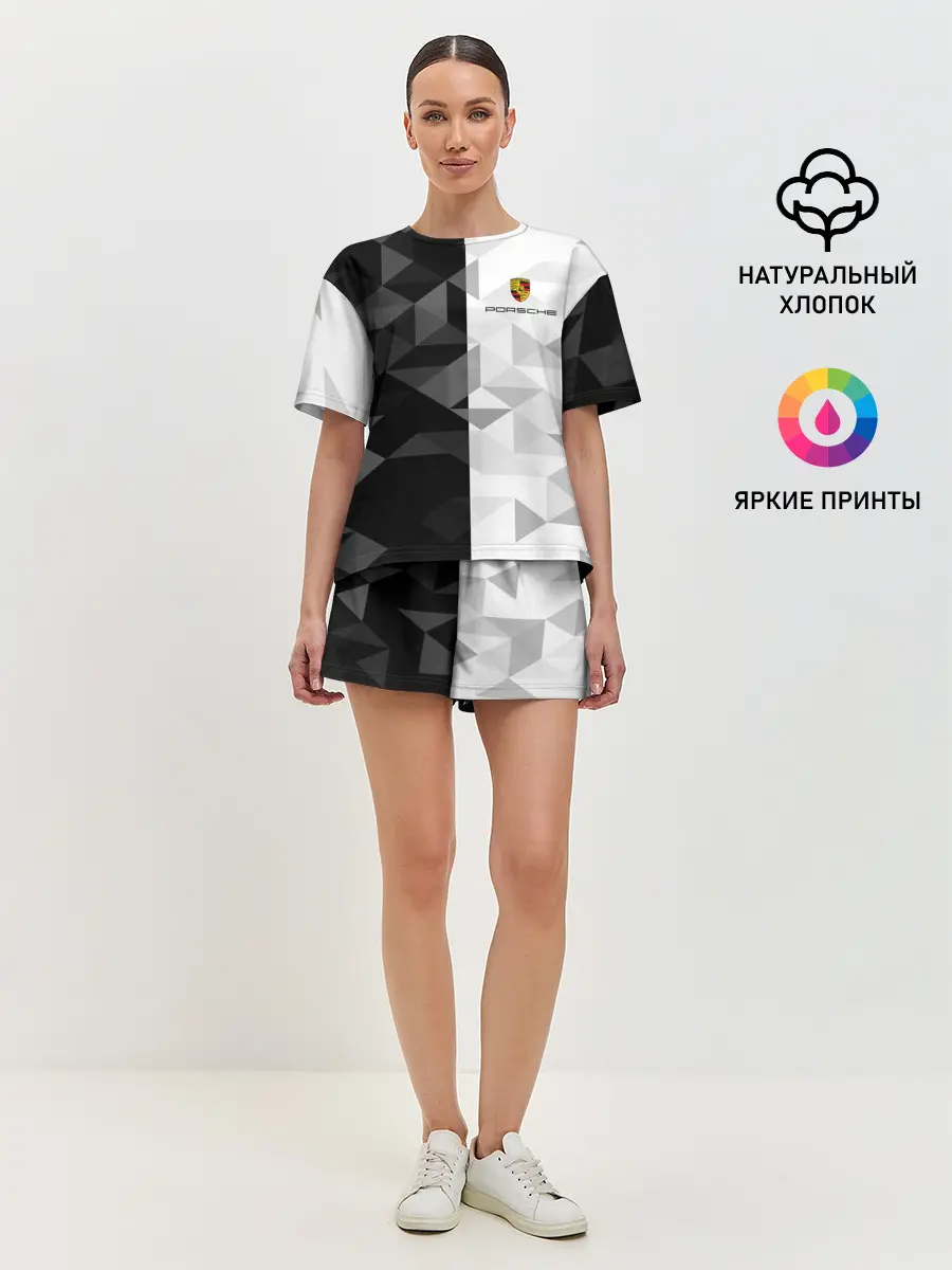 Женская пижама с шортами / PORSCHE | ПОРШЕ