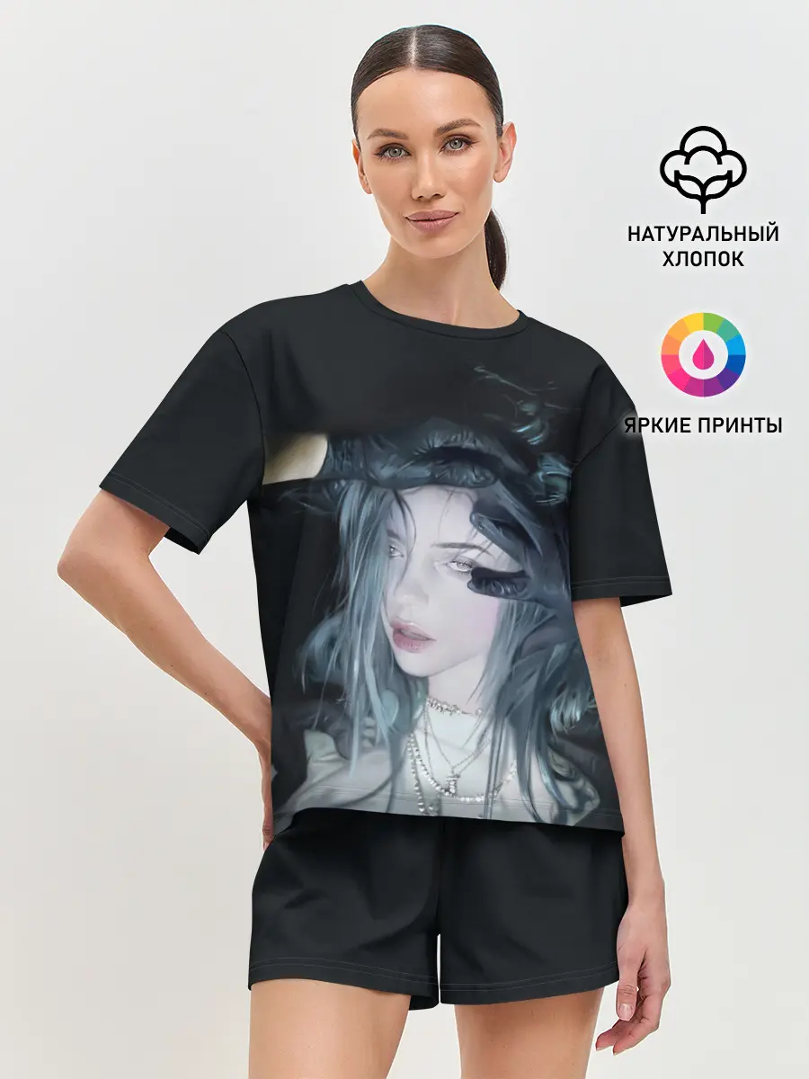 Женская пижама с шортами / BILLIE EILISH