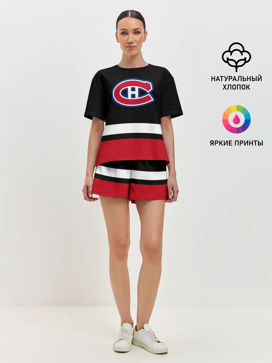 Женская пижама с шортами / Монреаль Канадиенс