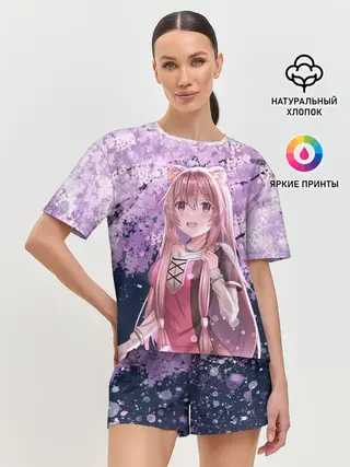 Женская пижама с шортами / Восхождение героя щита