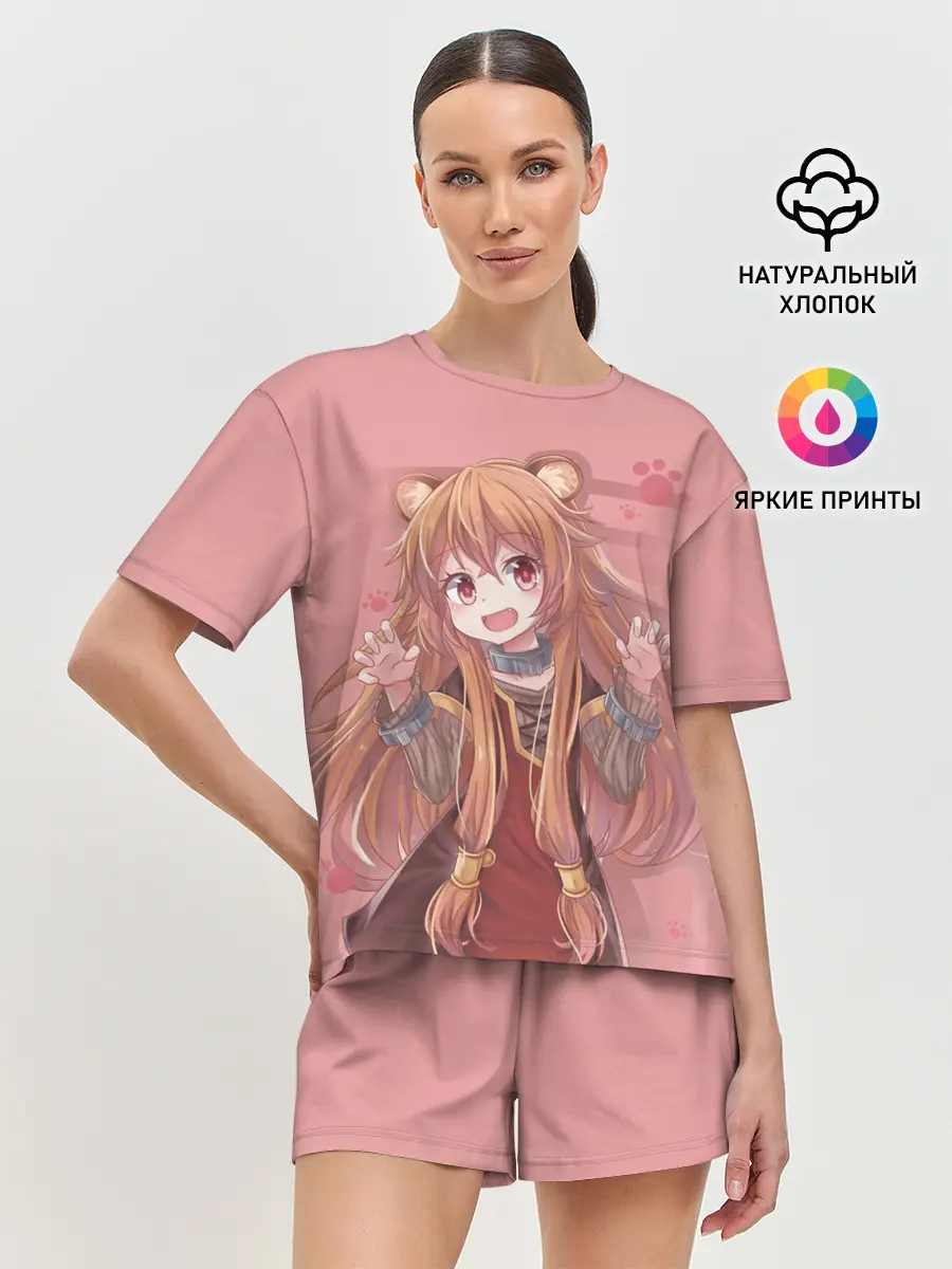 Женская пижама с шортами / Raphtalia