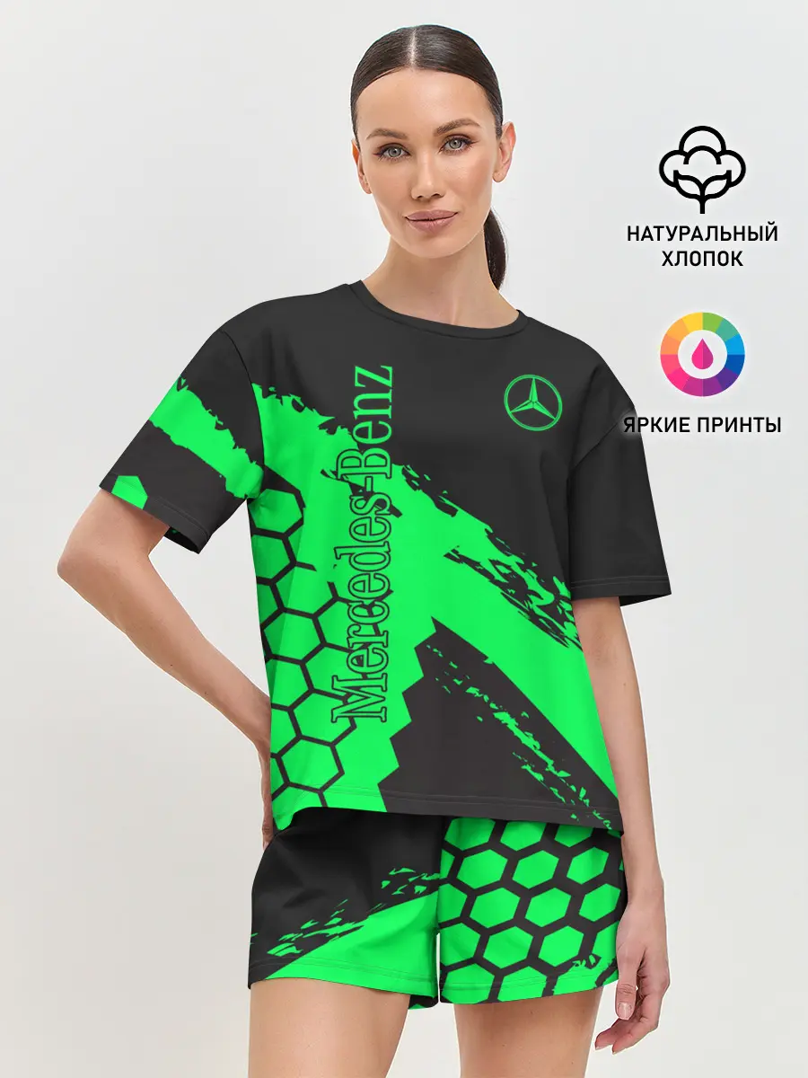 Женская пижама с шортами / Mercedes-Benz