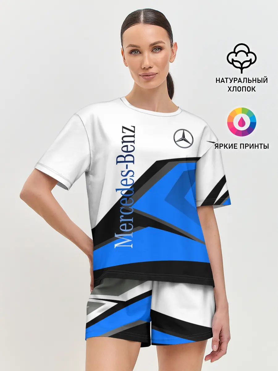 Женская пижама с шортами / Mercedes-Benz