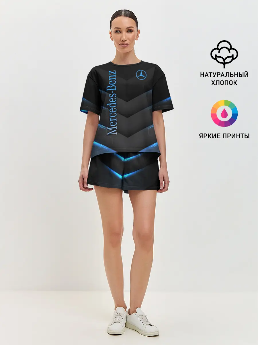Женская пижама с шортами / Mercedes-Benz