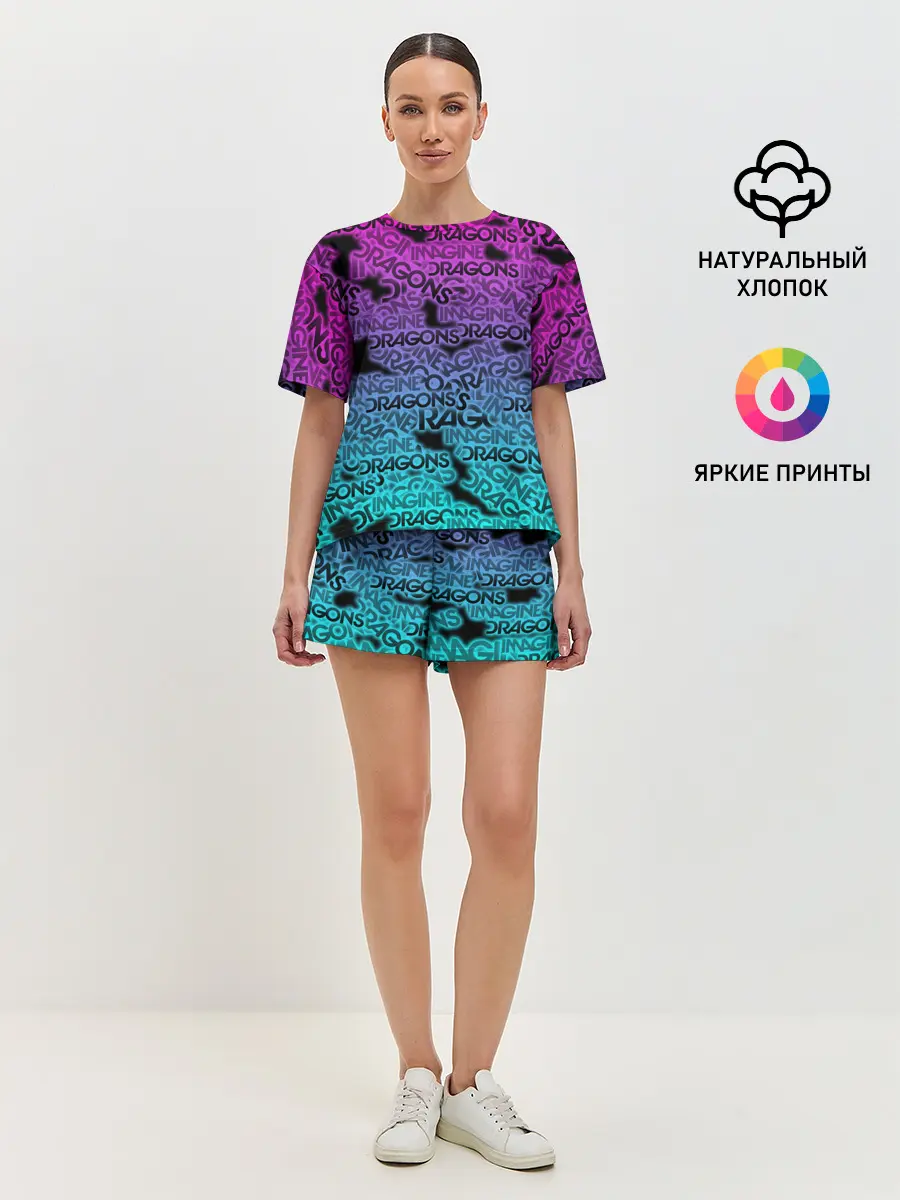 Женская пижама с шортами / Imagine Dragons