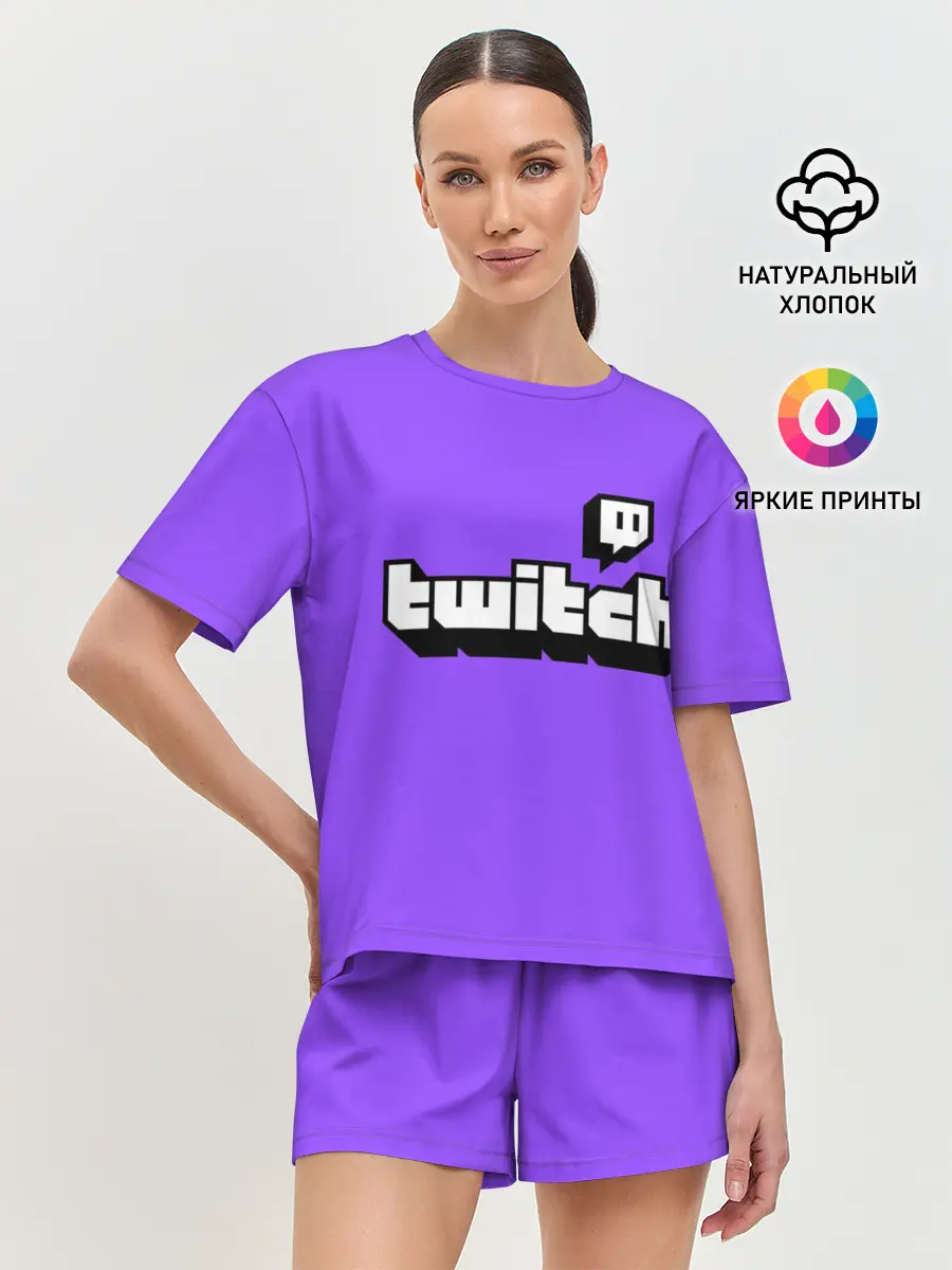 Женская пижама с шортами / Twitch