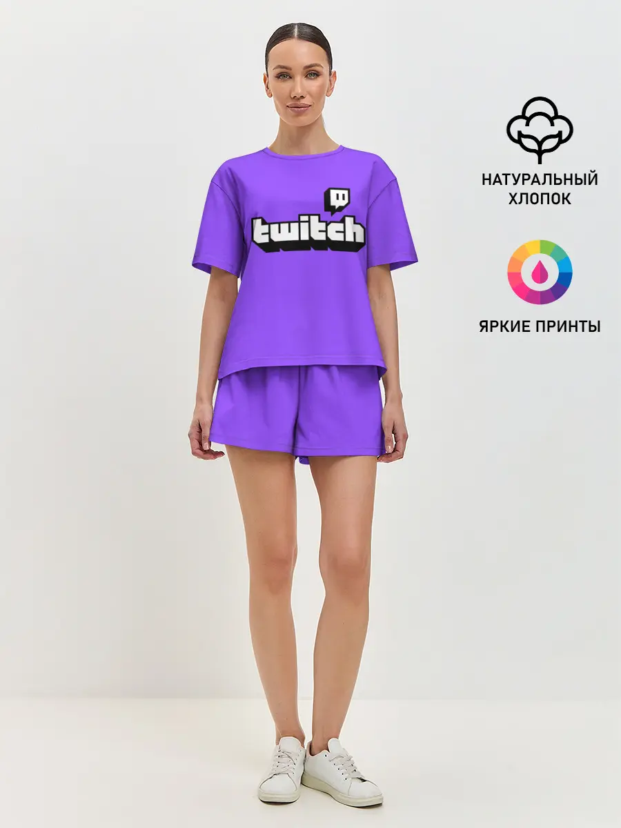 Женская пижама с шортами / Twitch