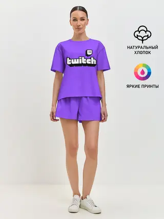 Женская пижама с шортами / Twitch
