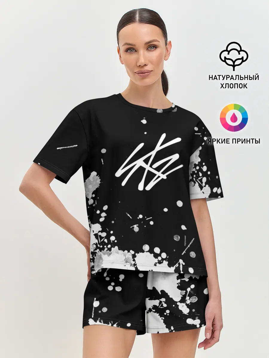 Женская пижама с шортами / Stray Kids