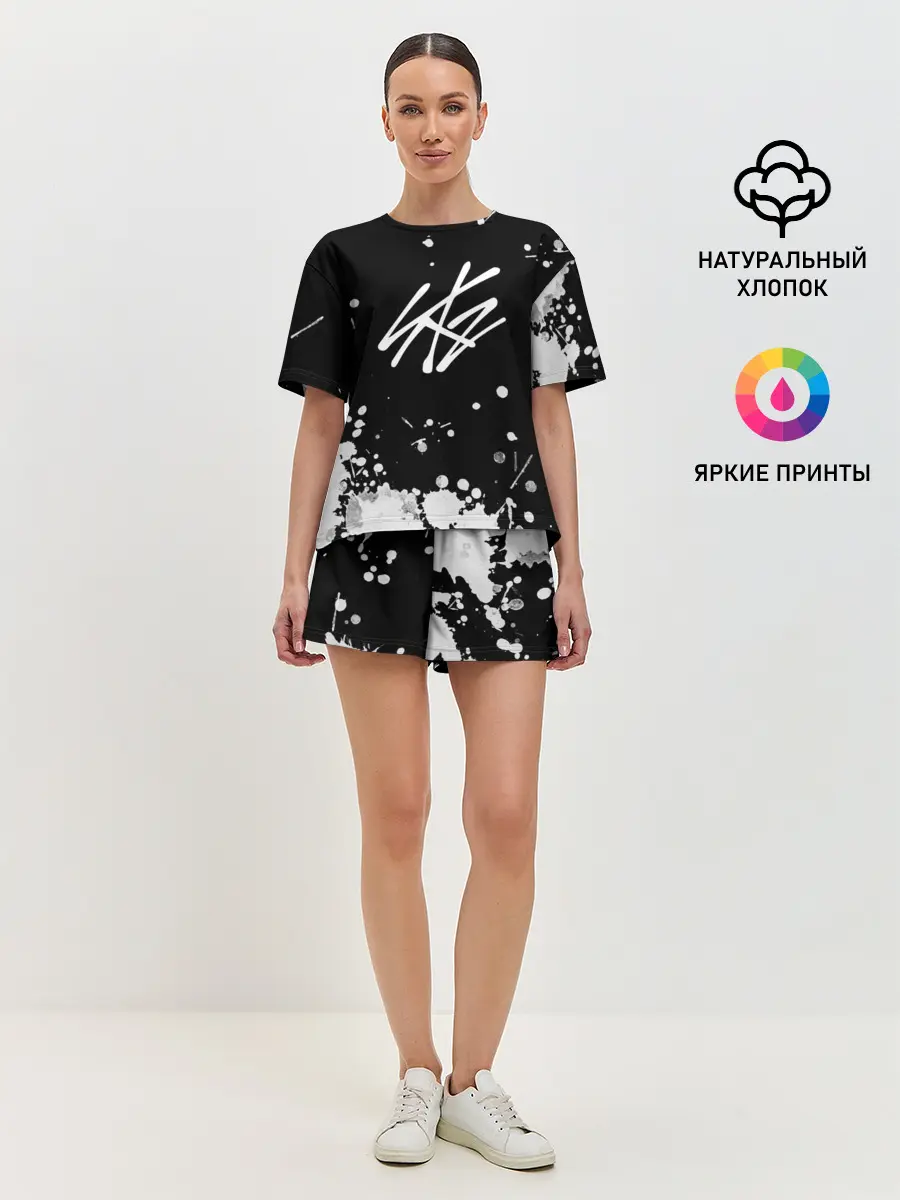 Женская пижама с шортами / Stray Kids
