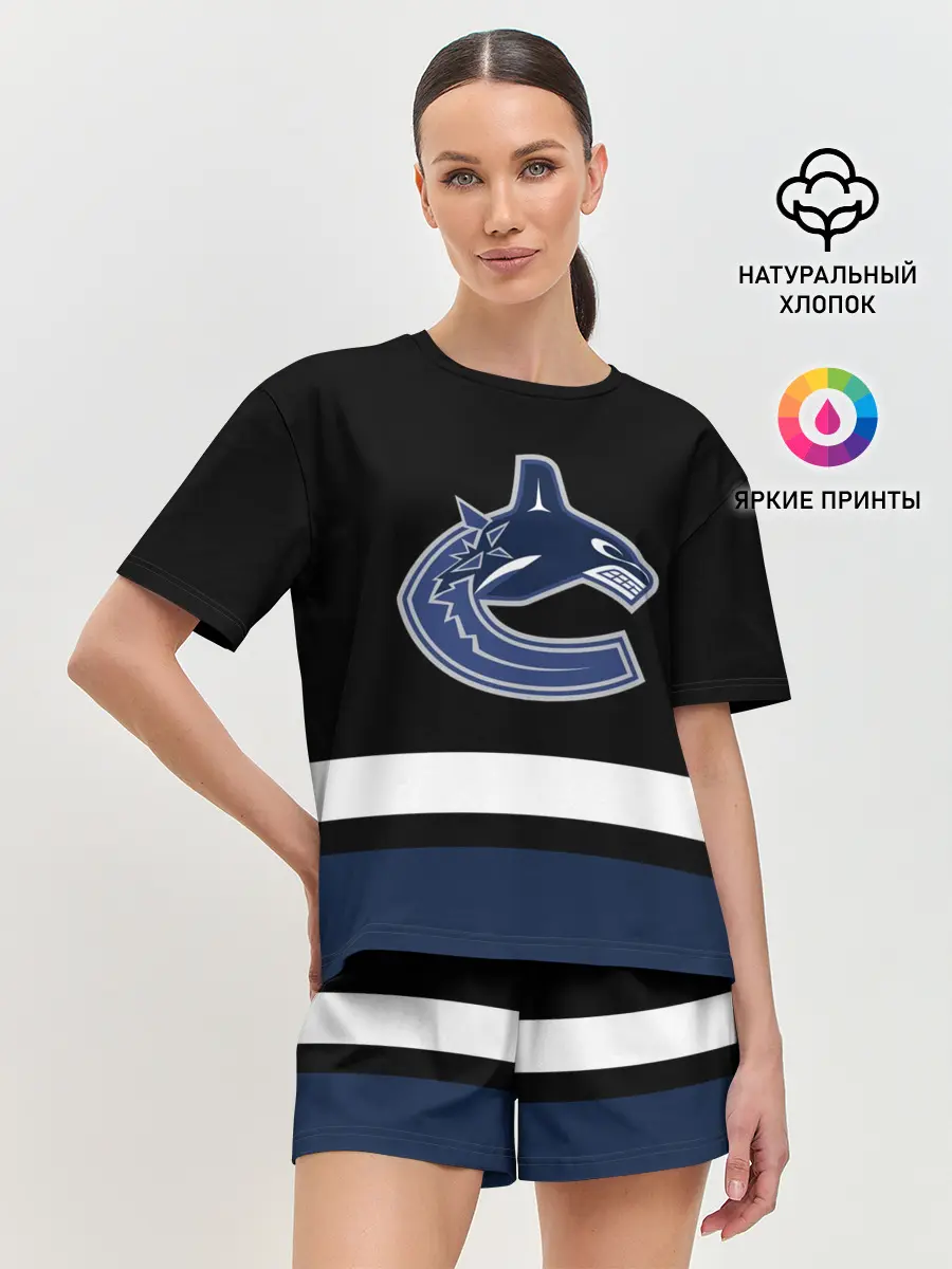 Женская пижама с шортами / Vancouver Canucks