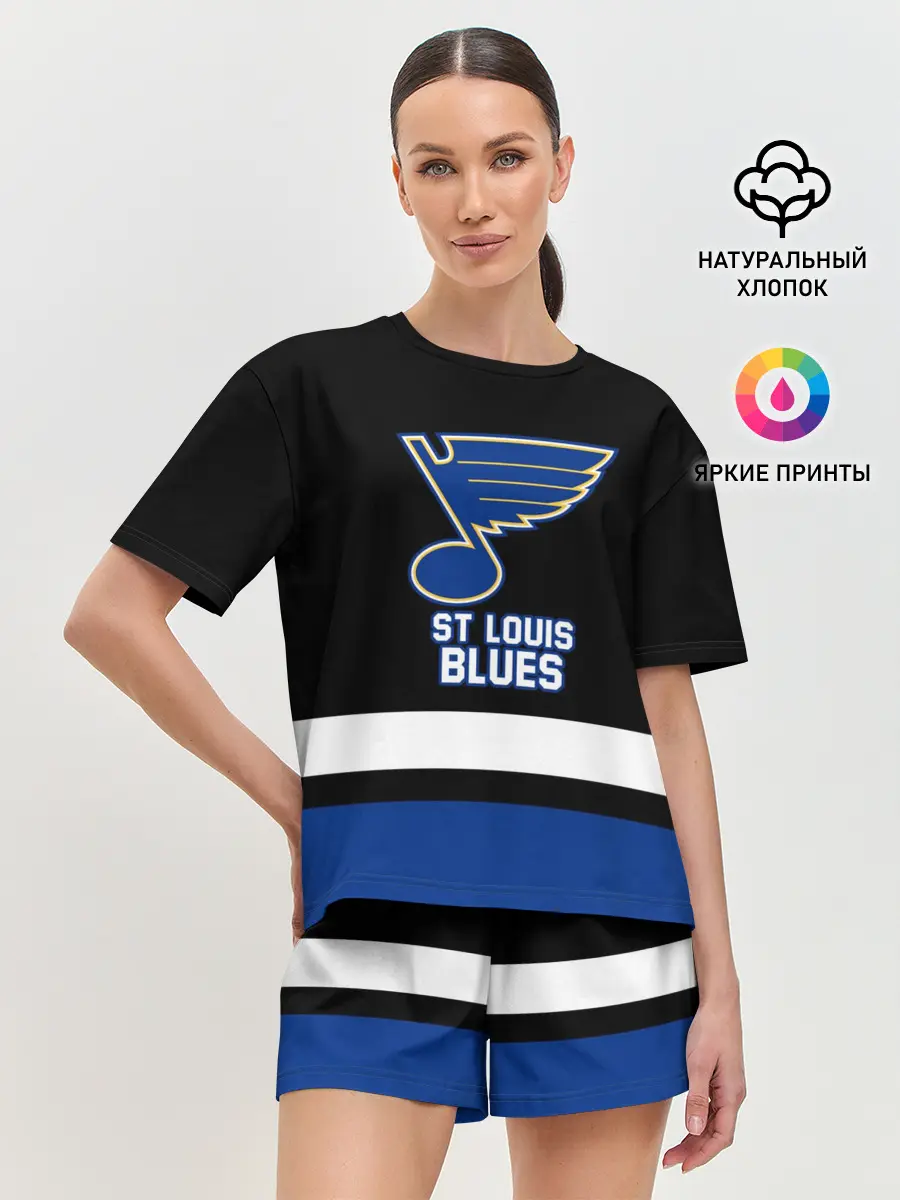 Женская пижама с шортами / Сент-Луис Блюз