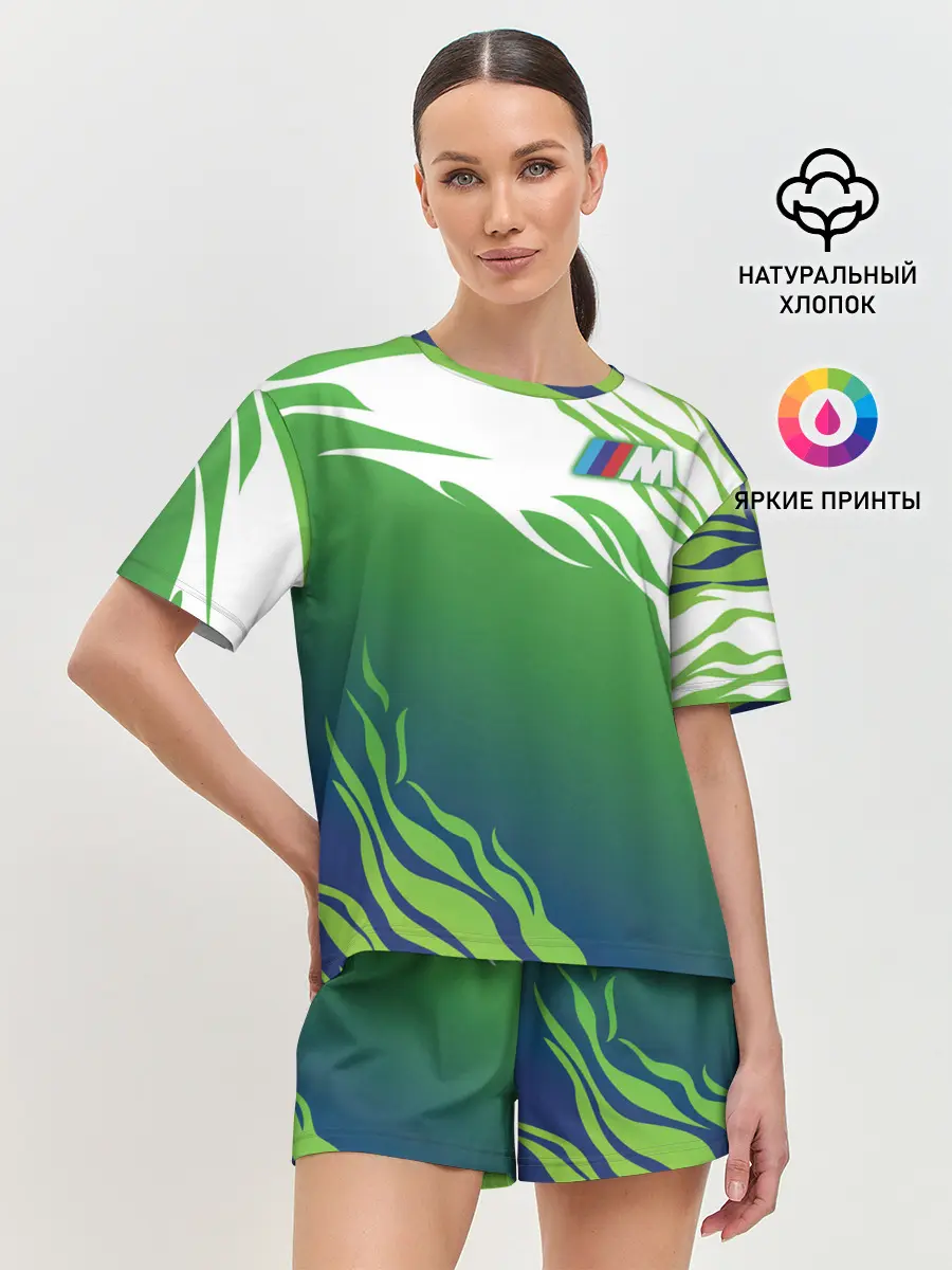 Женская пижама с шортами / BMW