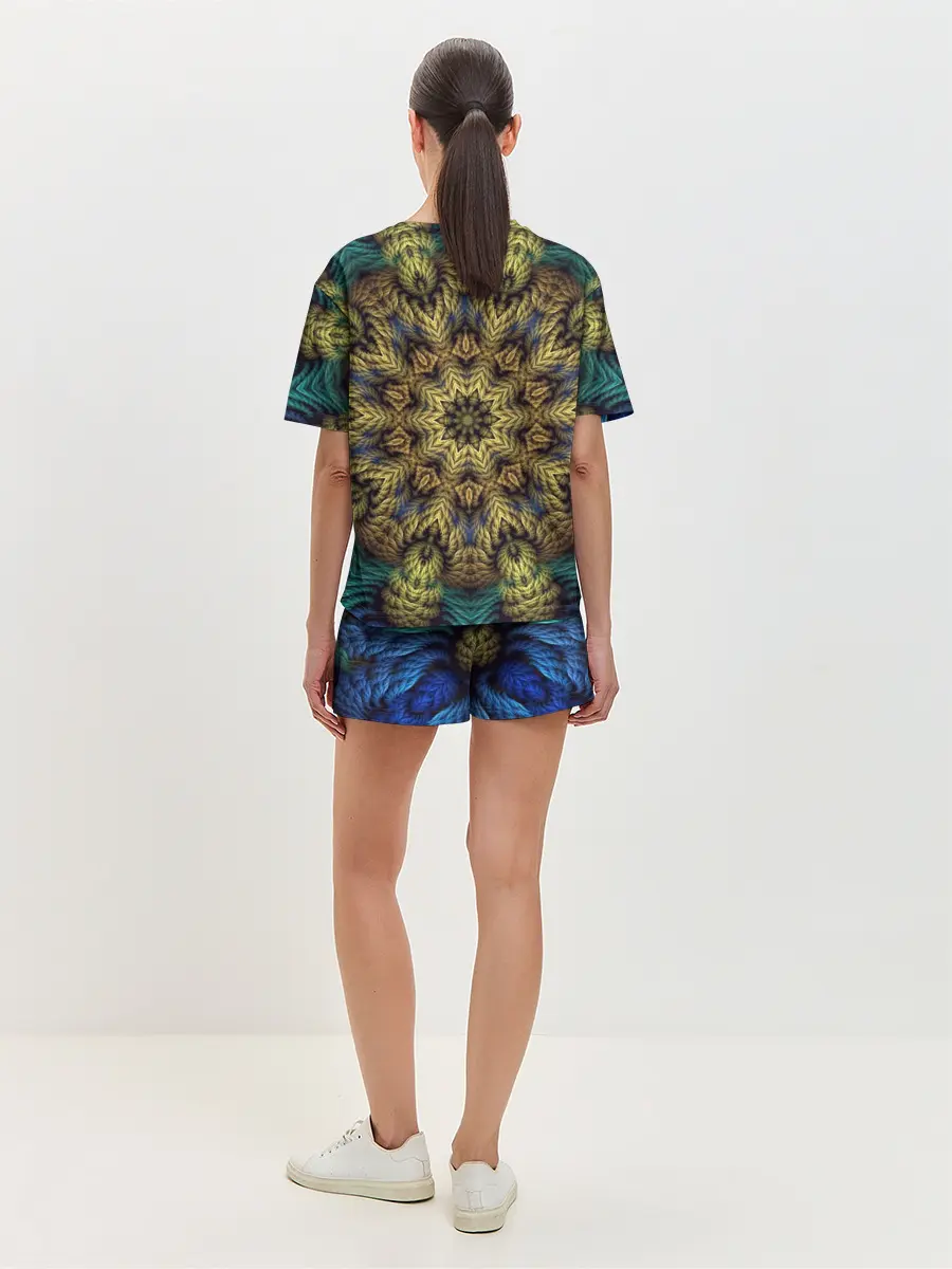 Женская пижама с шортами / Мандала