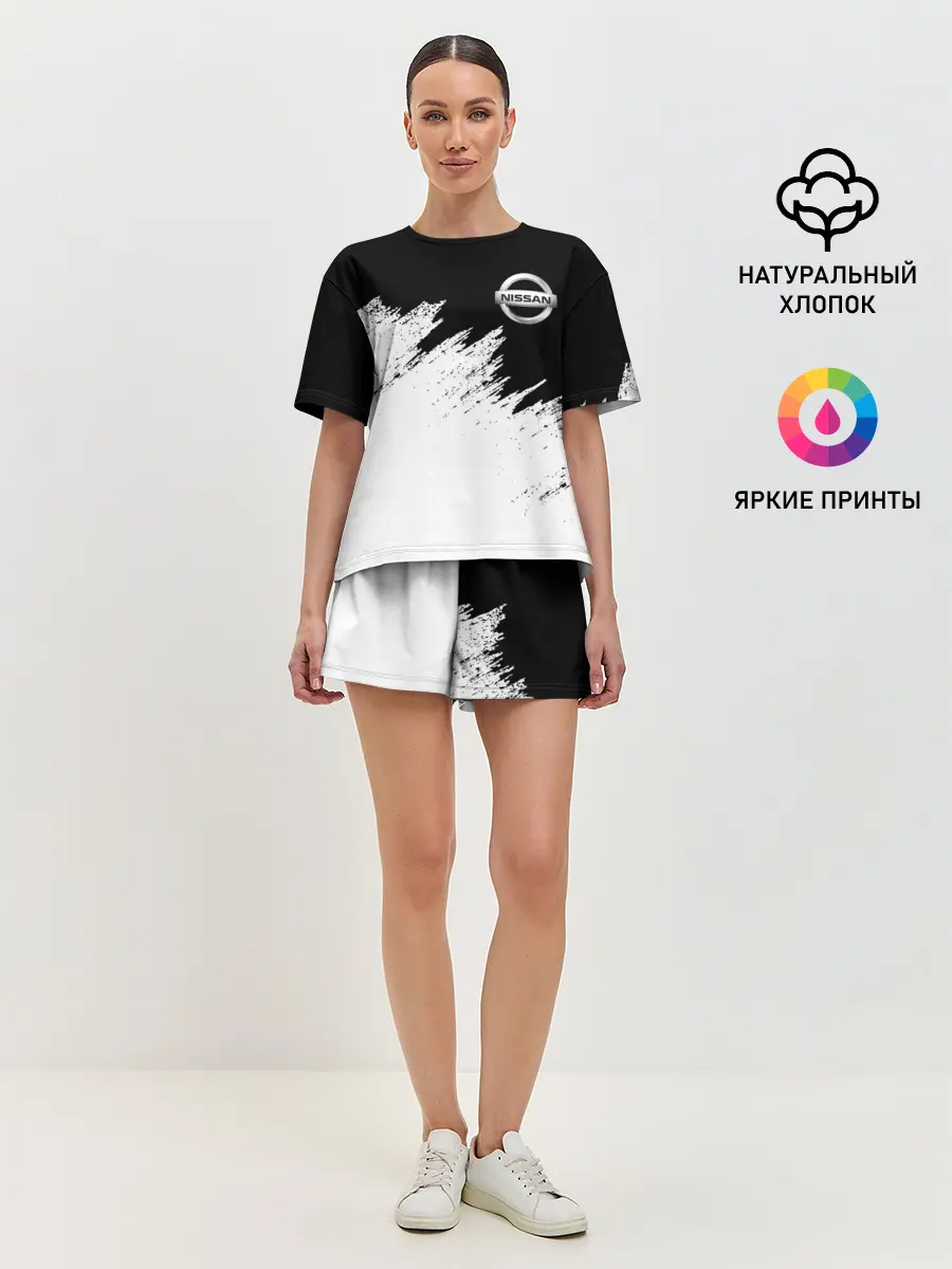 Женская пижама с шортами / NISSAN | НИССАН