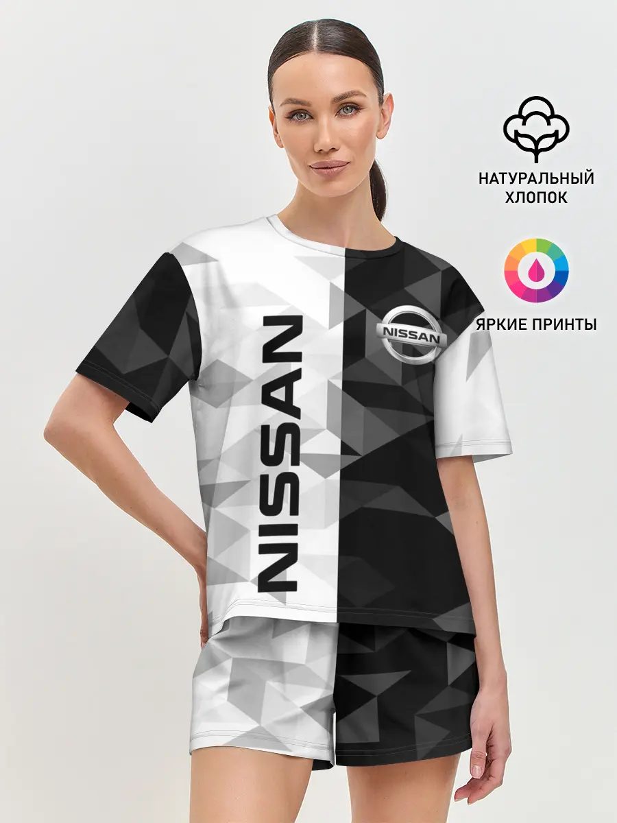 Женская пижама с шортами / NISSAN | НИССАН