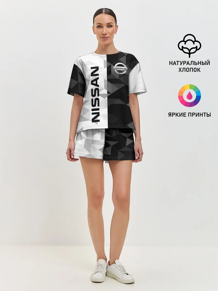 Женская пижама с шортами / NISSAN | НИССАН