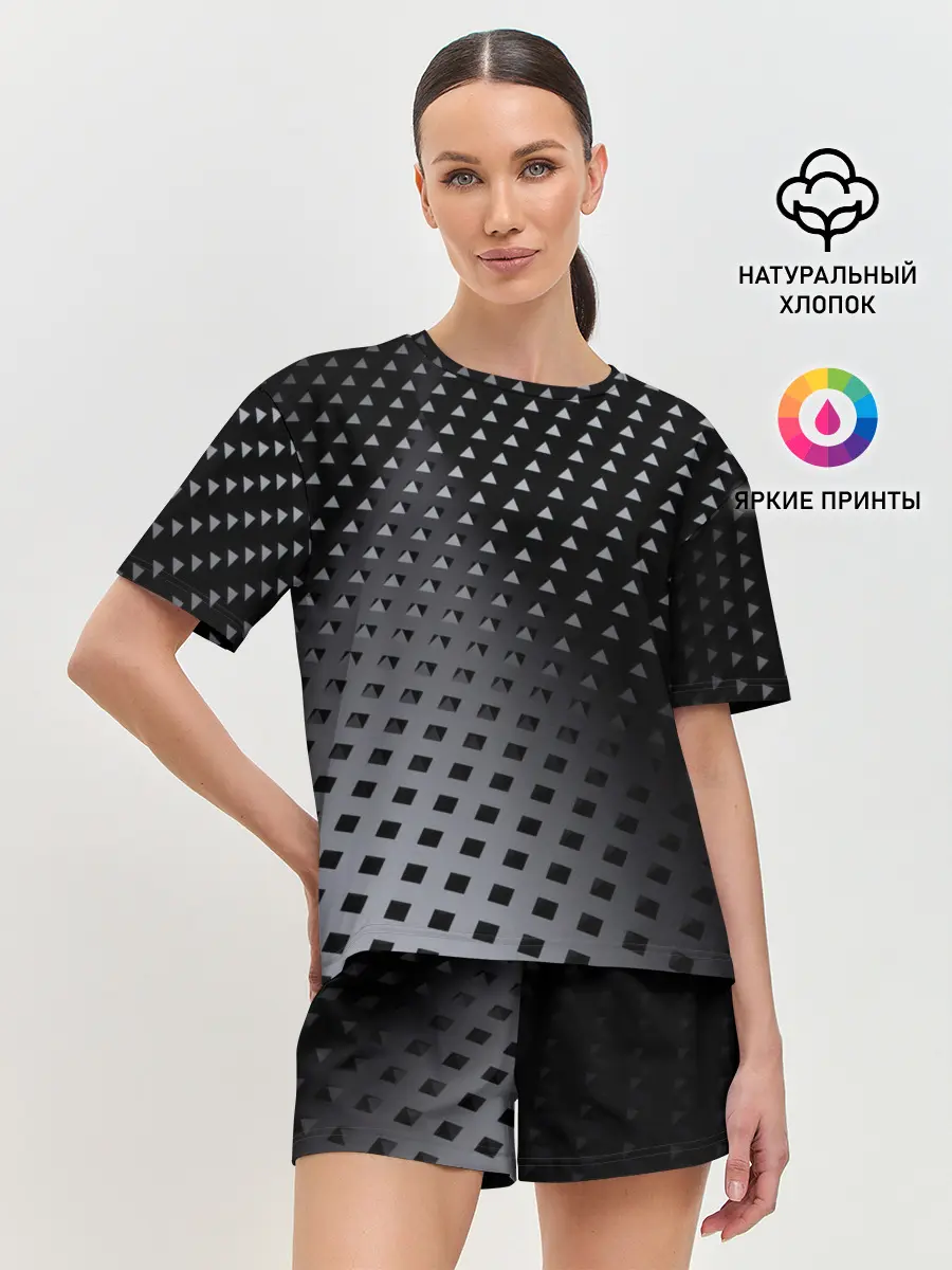 Женская пижама с шортами / Текстура.