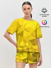 Женская пижама с шортами / YELLOW ABSTRACT
