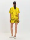 Женская пижама с шортами / YELLOW ABSTRACT