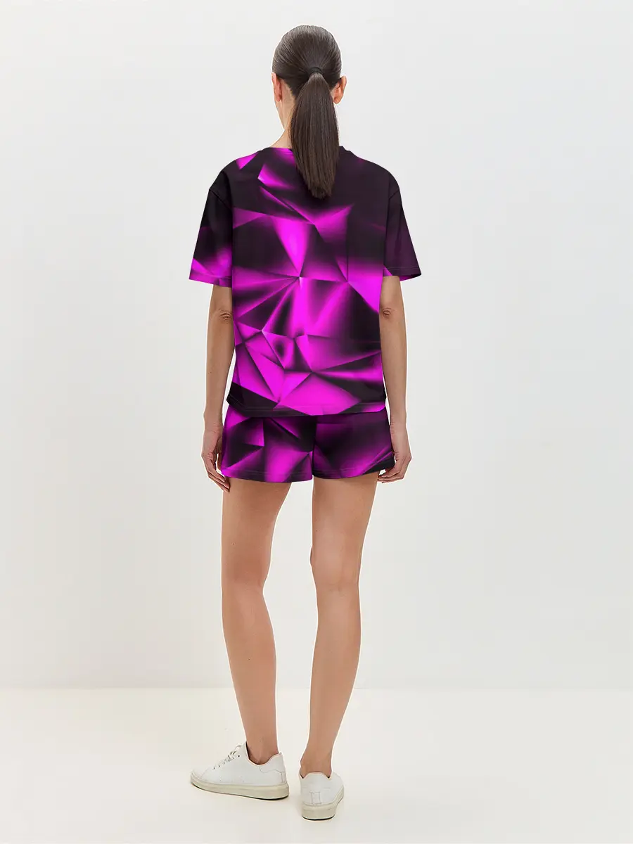 Женская пижама с шортами / НЕОНОВАЯ ТЕКСТУРА