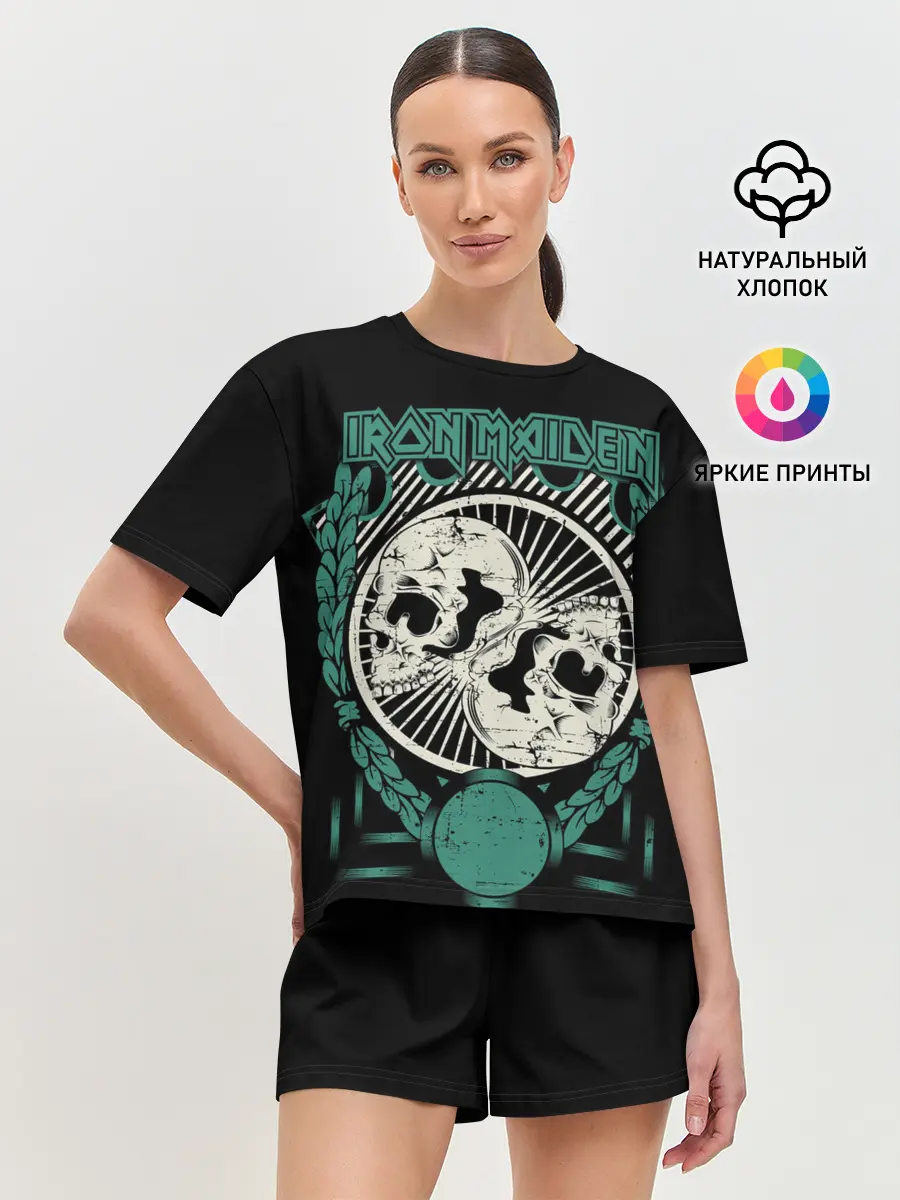 Женская пижама с шортами / Iron Maiden