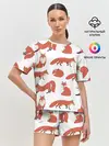 Женская пижама с шортами / Лисий хвост