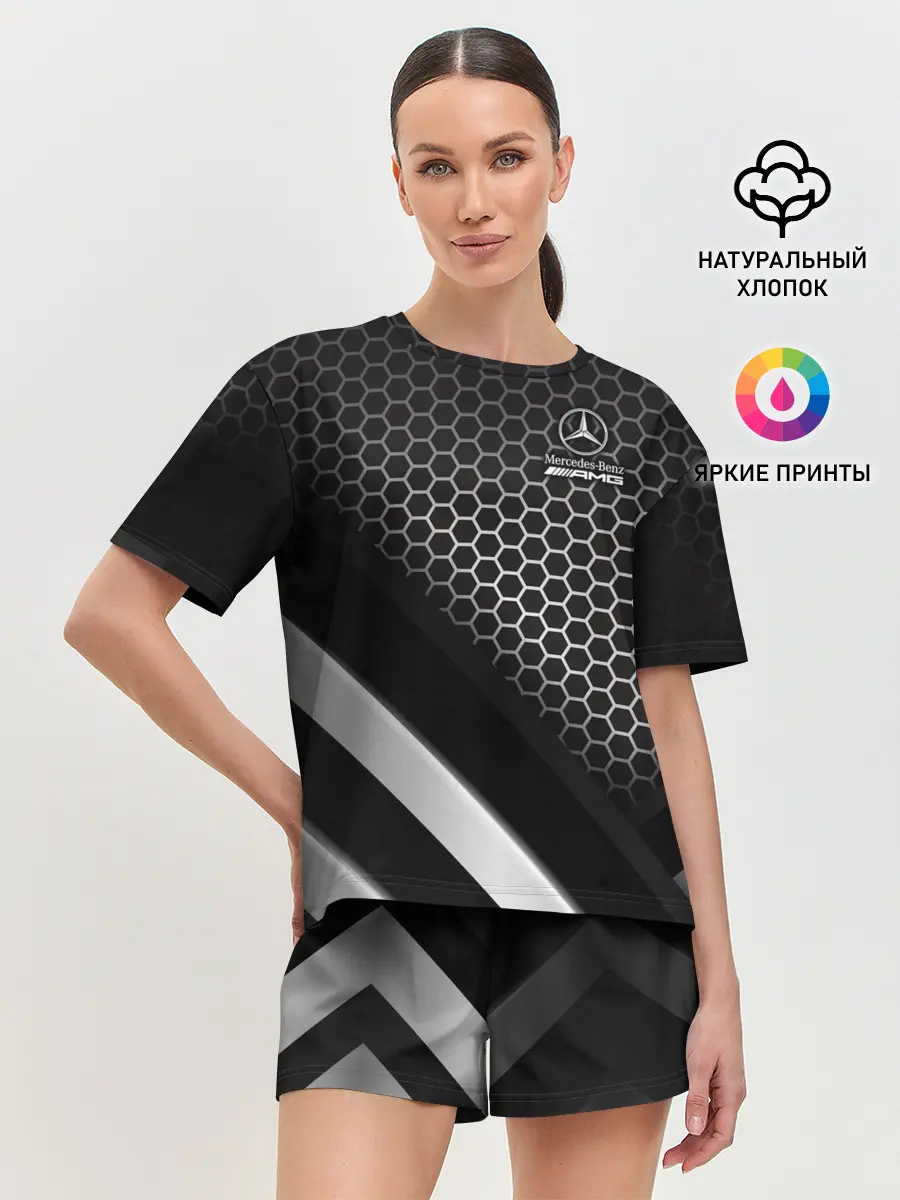 Женская пижама с шортами / Mercedes-AMG