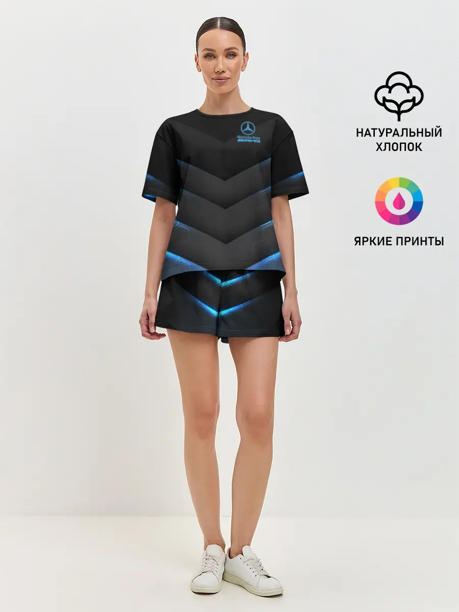 Женская пижама с шортами / MERCEDES-AMG | МЕРСЕДЕС