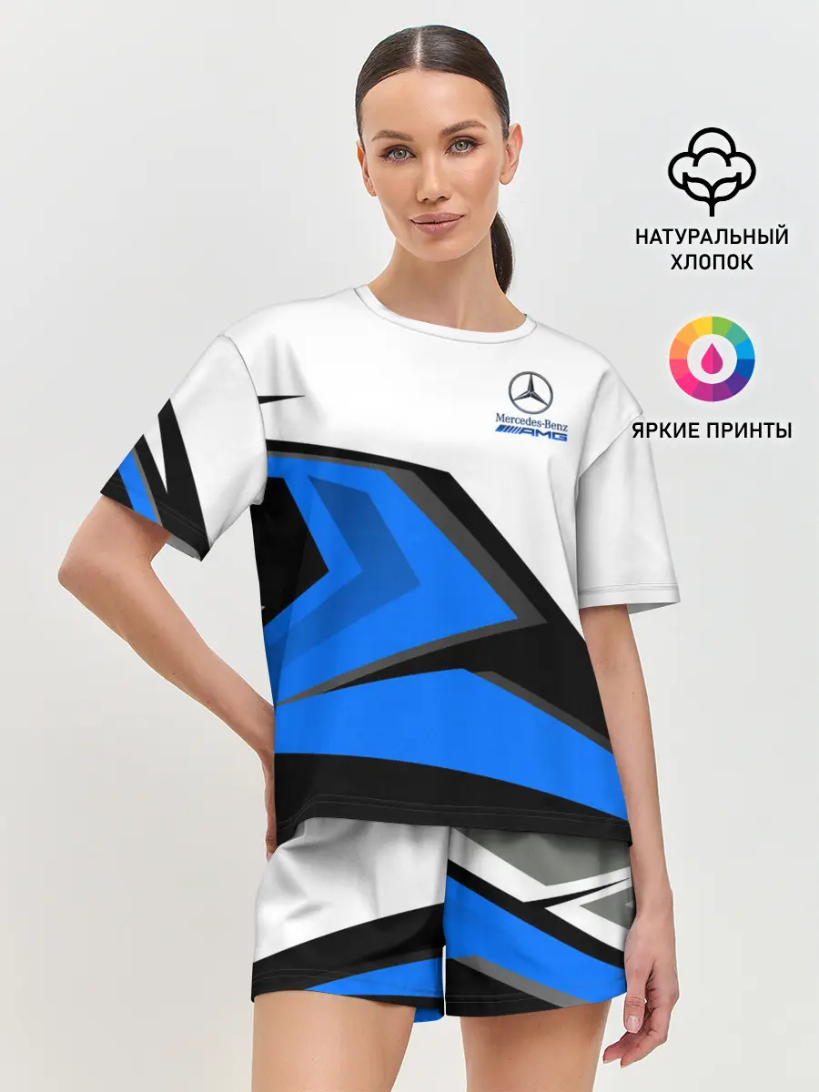 Женская пижама с шортами / Mercedes-AMG