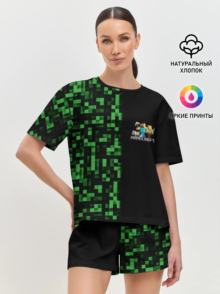 Женская пижама с шортами / MINECRAFT
