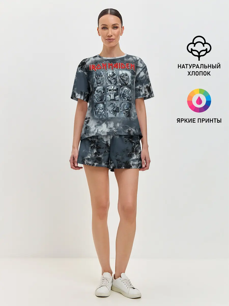 Женская пижама с шортами / Iron Maiden