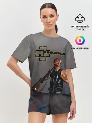 Женская пижама с шортами / RAMMSTEIN