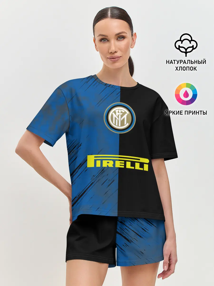 Женская пижама с шортами / Интер