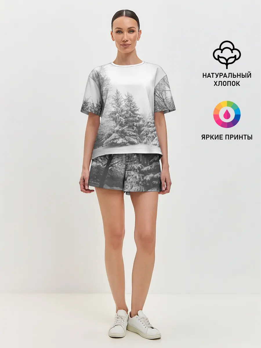 Женская пижама с шортами / Winter Storm