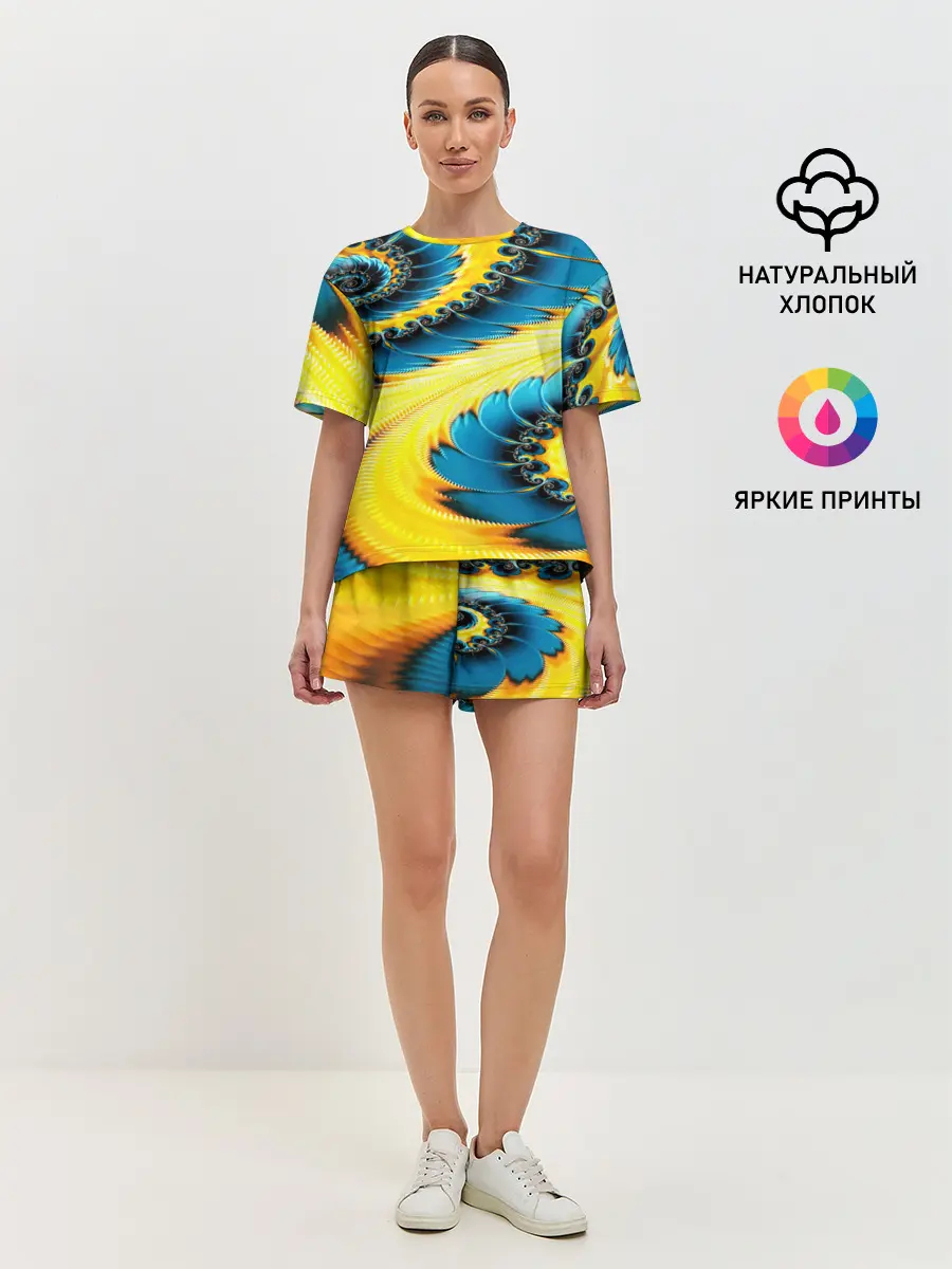 Женская пижама с шортами / ABSTRACT EXCLUSIVE