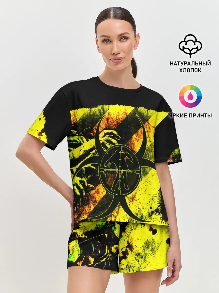 Женская пижама с шортами / BIOHAZARD