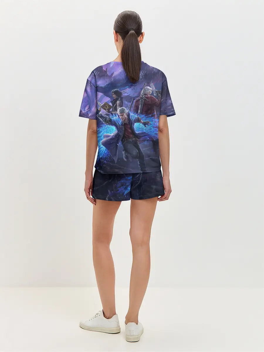 Женская пижама с шортами / DEVIL MAY CRY | ДЕВИЛ МАЙ КРАЙ