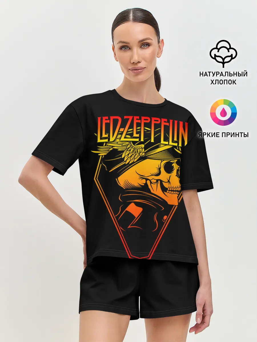 Женская пижама с шортами / Led Zeppelin