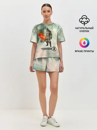 Женская пижама с шортами / The Division 2