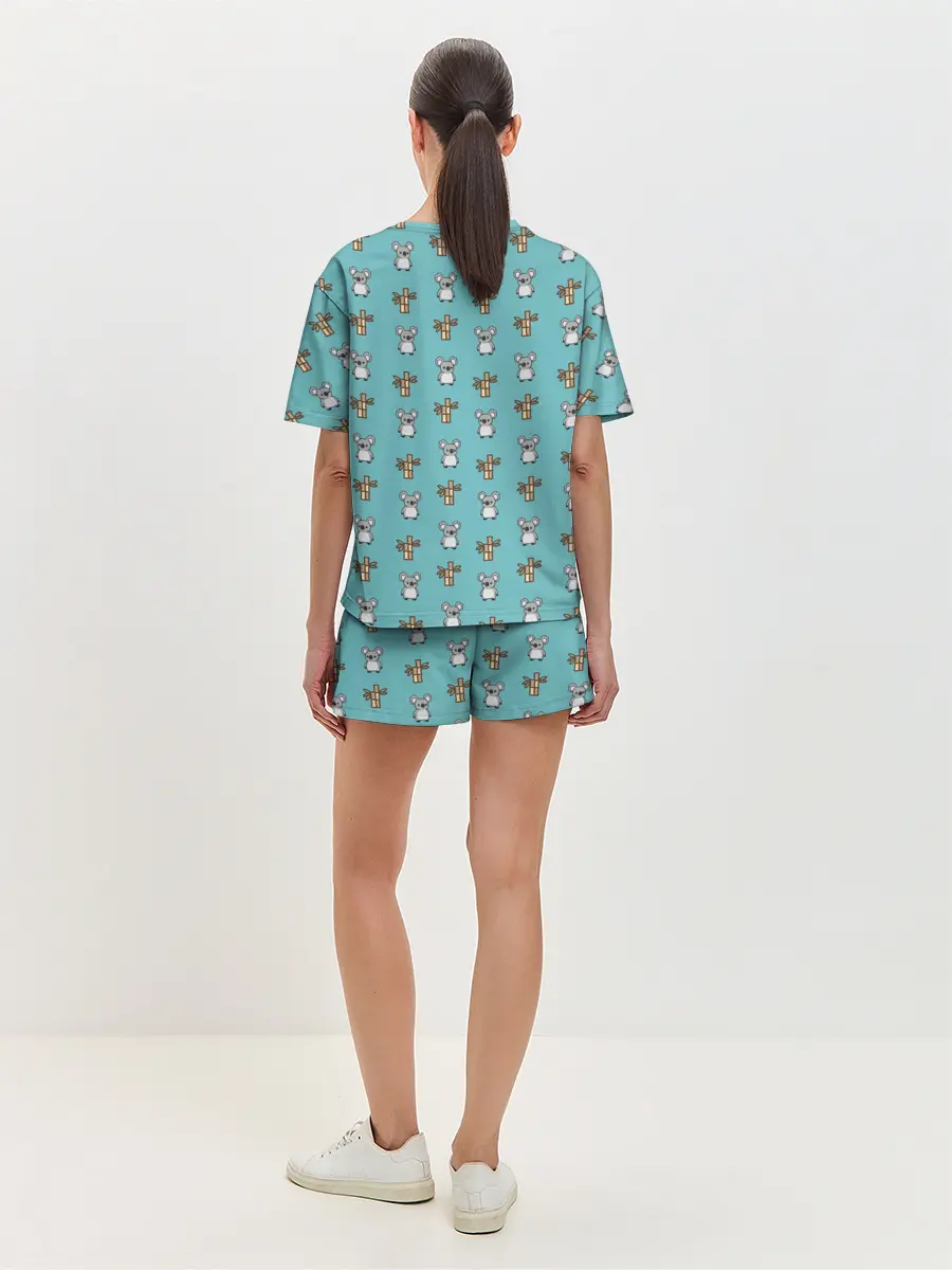 Женская пижама с шортами / Koala bambuk